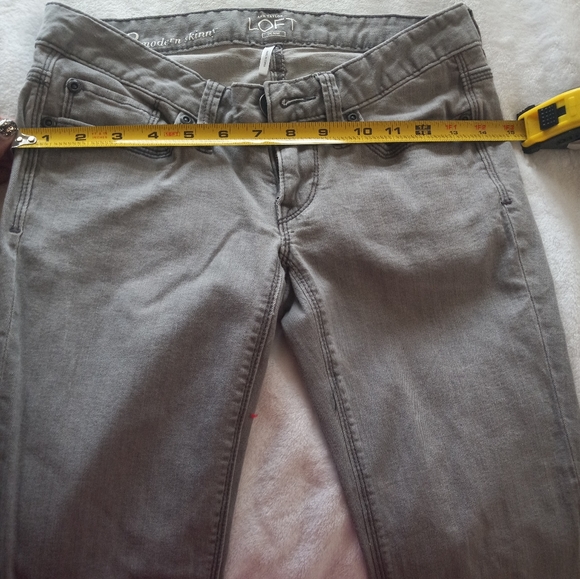 ANN TAYLOR LOFT DENIM JEAN. WOMENS PETITES SIZE 0. - Picture 11 of 16